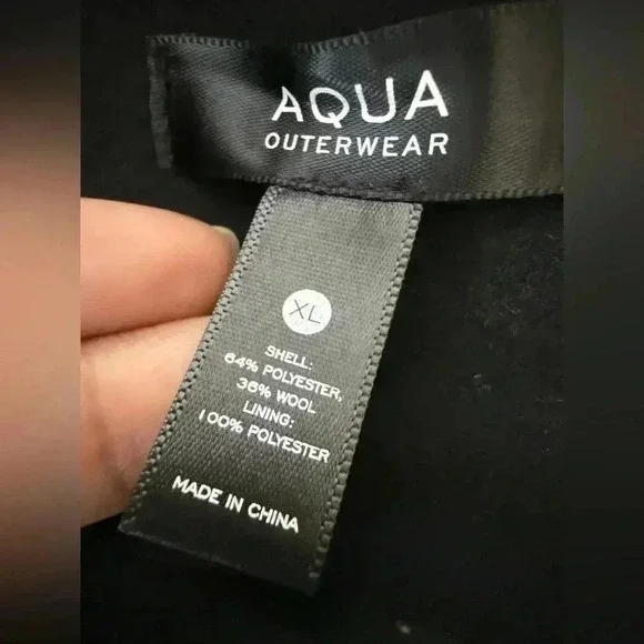 AQUA Two Button Long Coat - 100% Exclusive Bloomingdales - NWT - XL